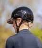 SWING H24 LADY GLOSSY Kask jeździecki regulowany z szeroki daszkiem GRANAT